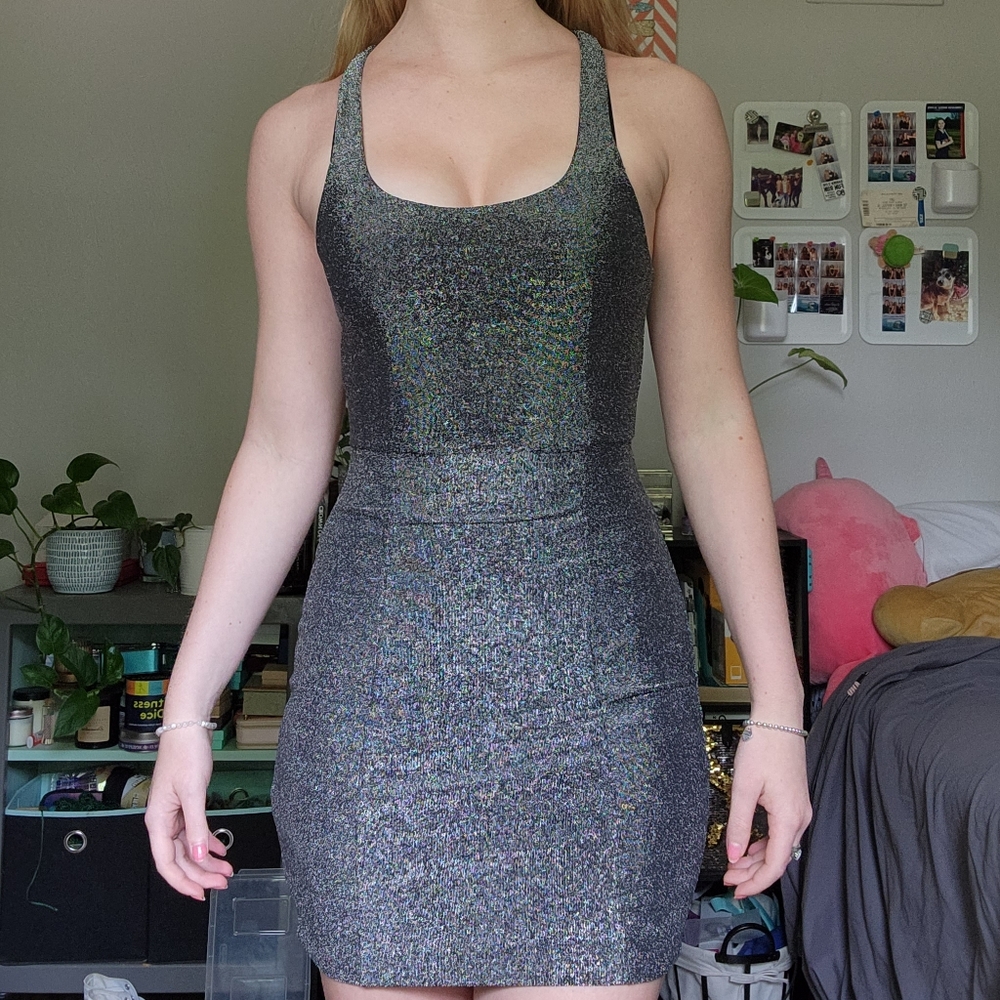 Meshki Eva Low Scoop Mini Dress